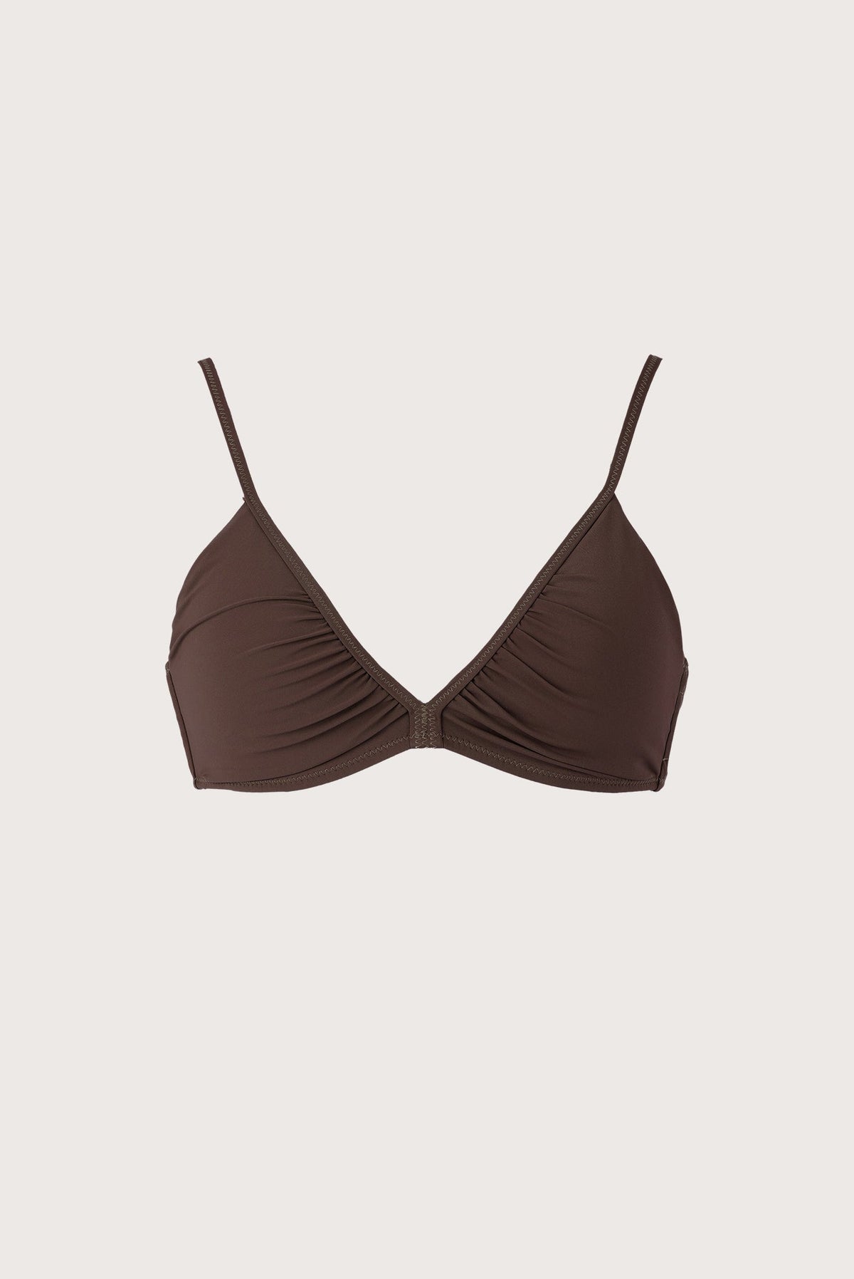 Chocolate Gathered Top