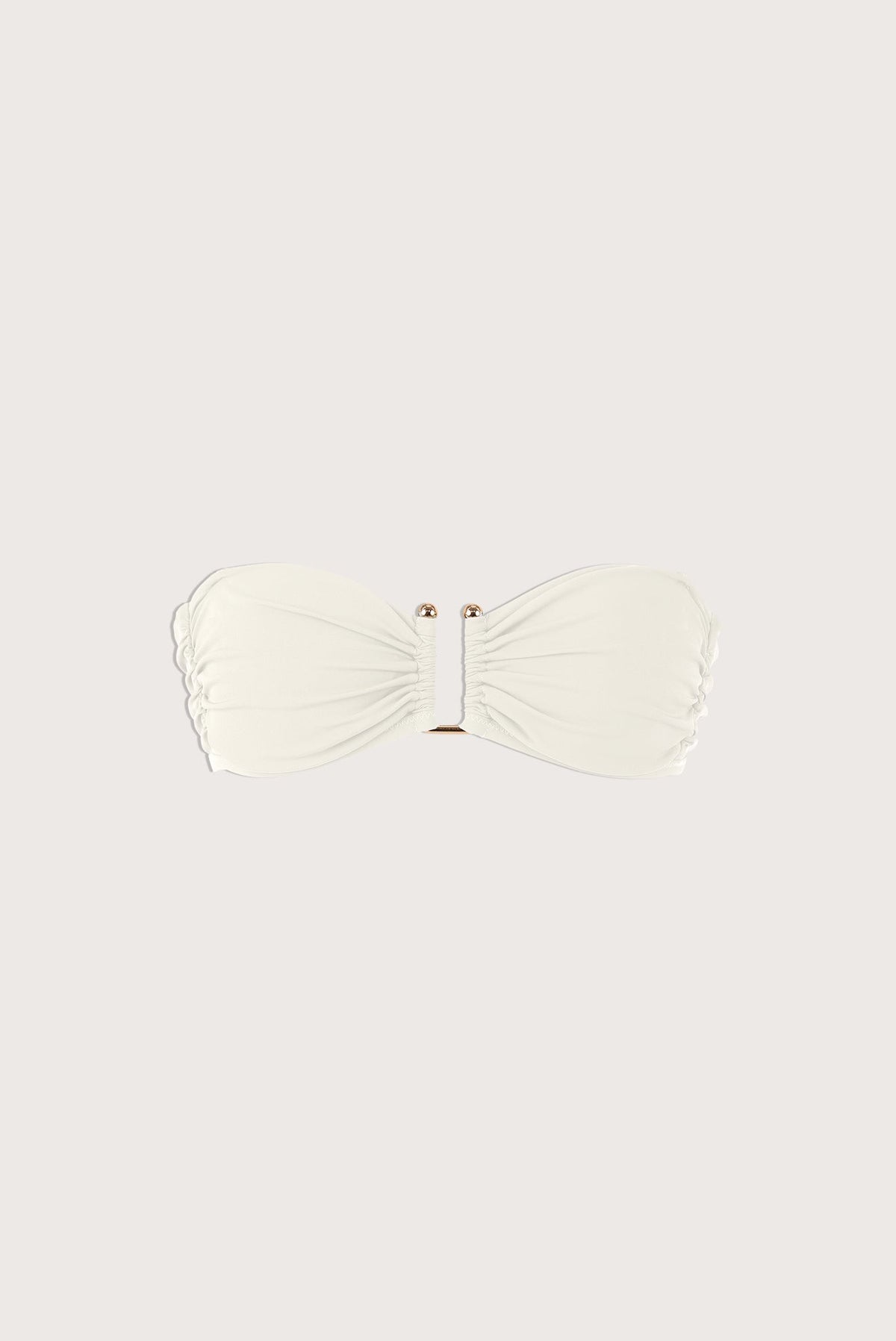 Top Bandeau U Marfil Bordado