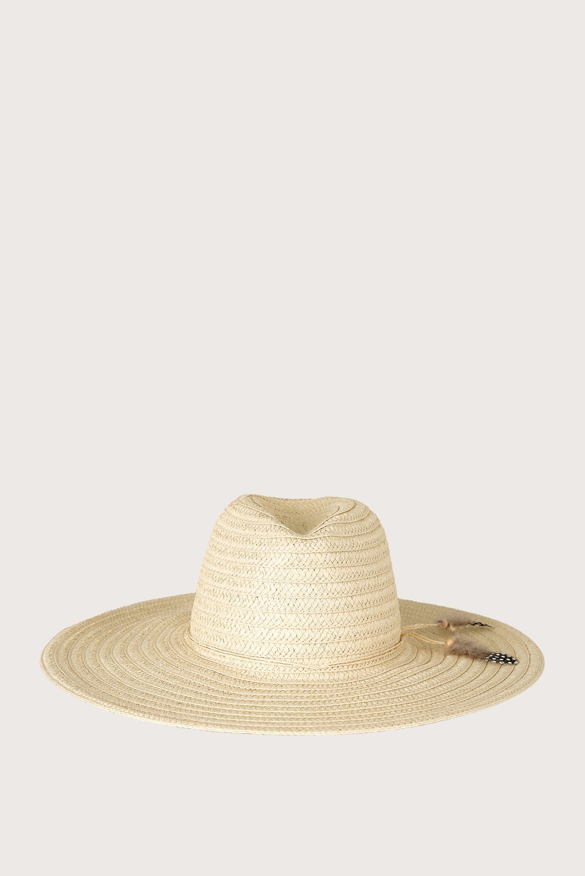 SOMBRERO PLUMA NATURAL — foto 1