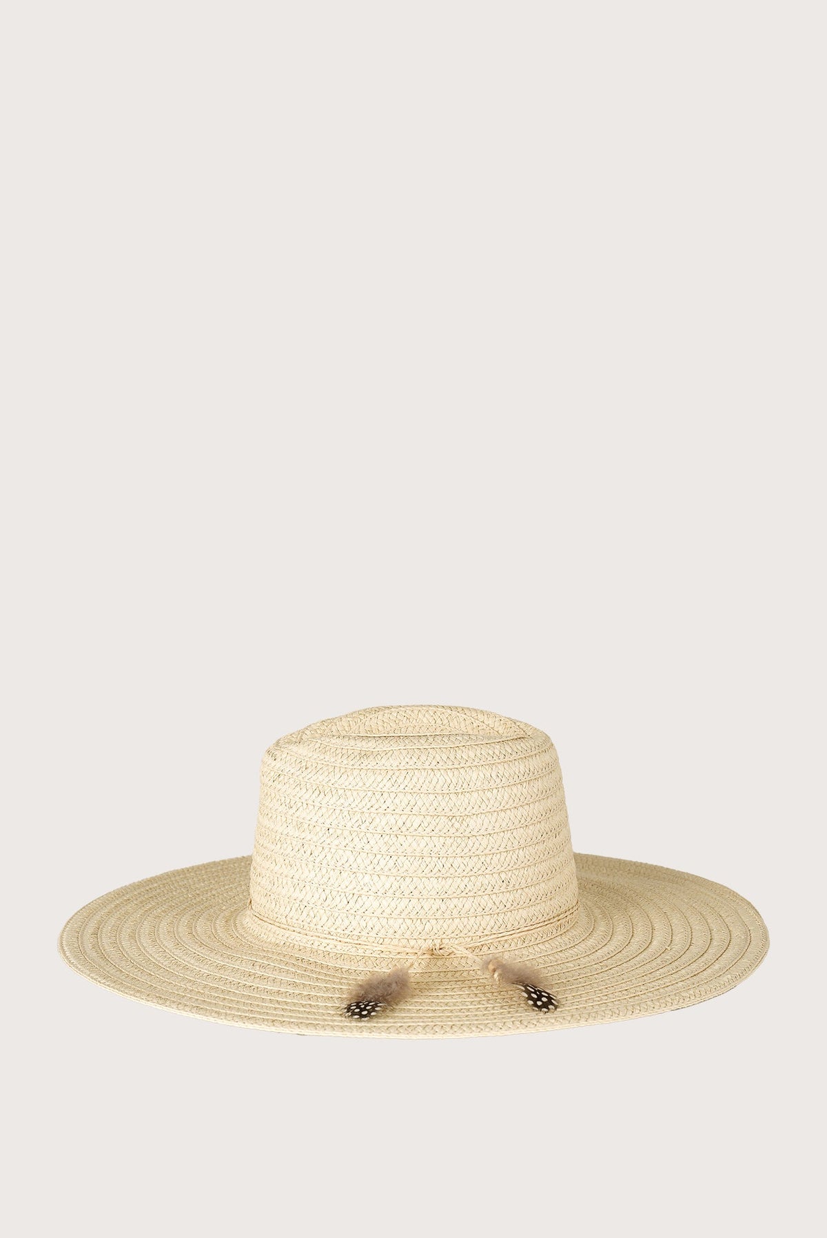 SOMBRERO PLUMA NATURAL — foto 2