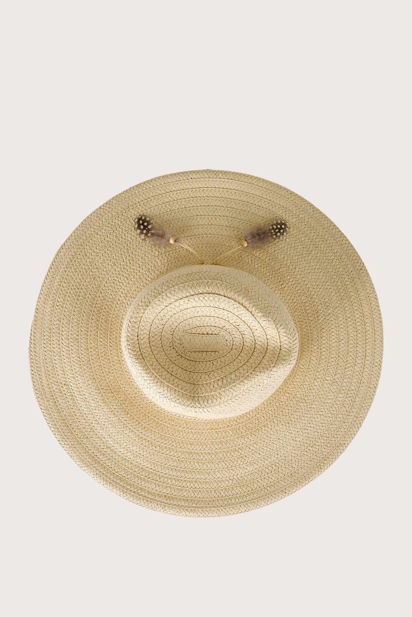 SOMBRERO PLUMA NATURAL — foto 4