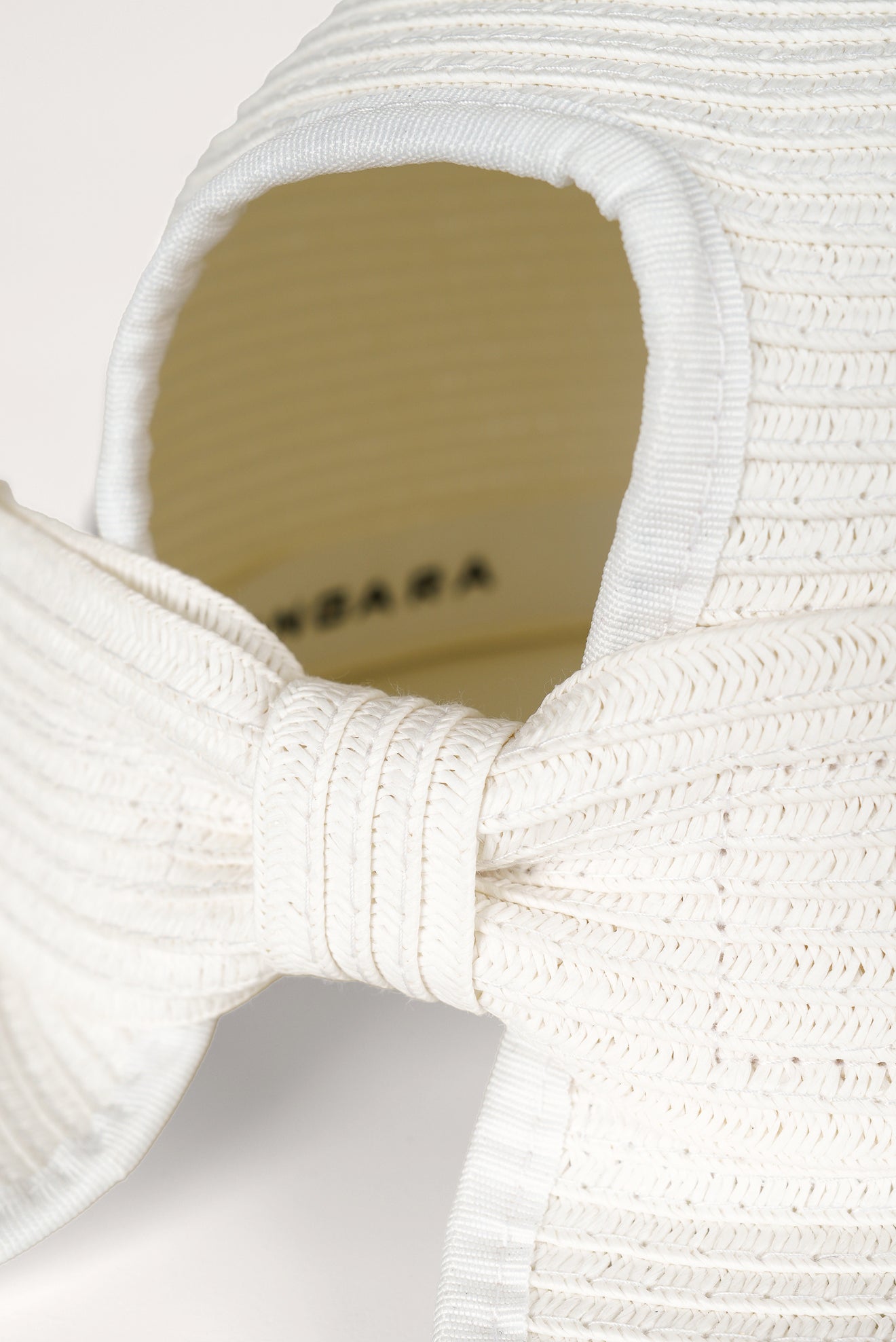 Sombrero Bow Blanco