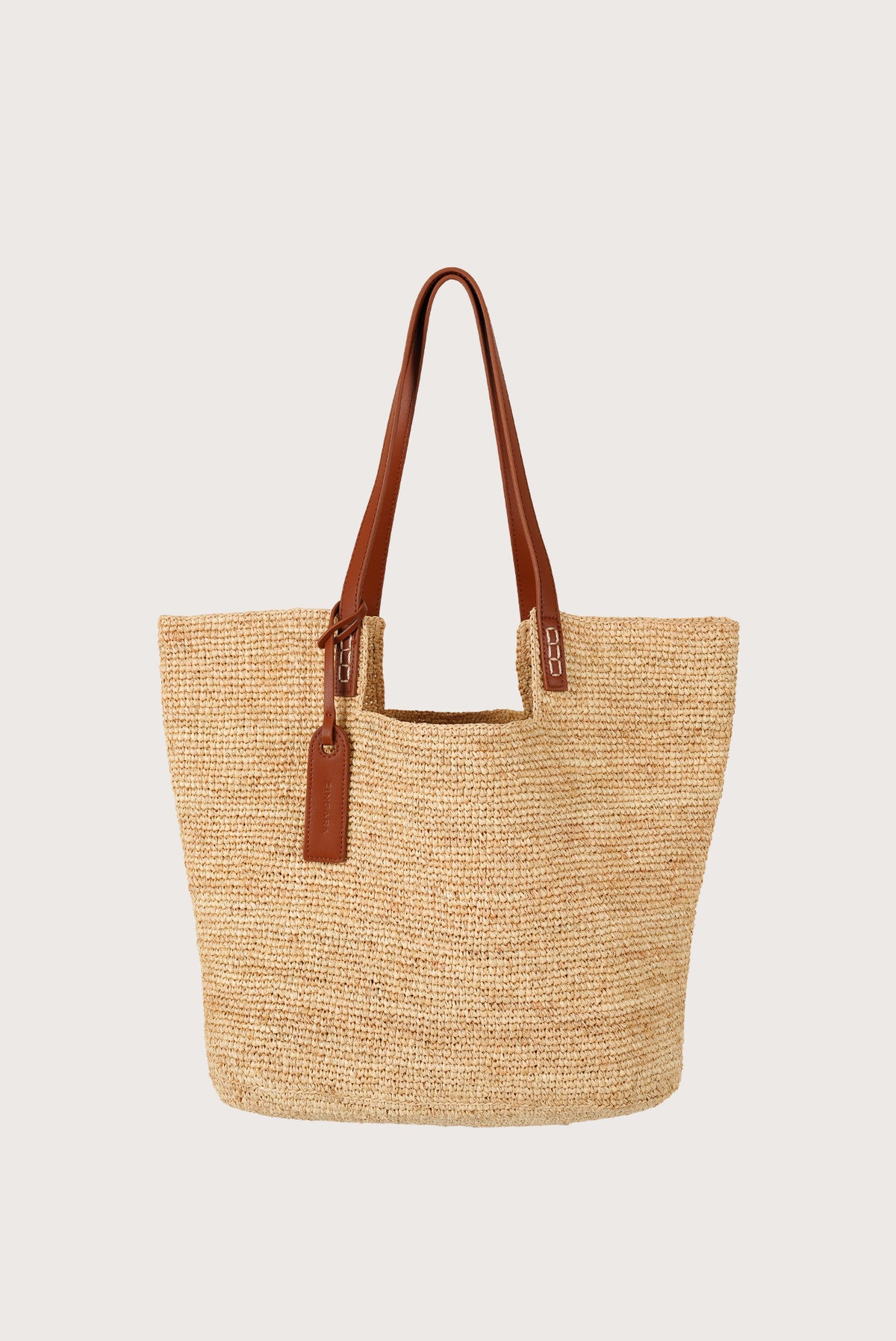 Natural Raffia Tote Bag