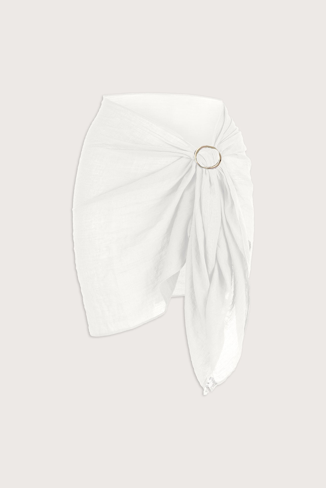 Pareo Corto Off White