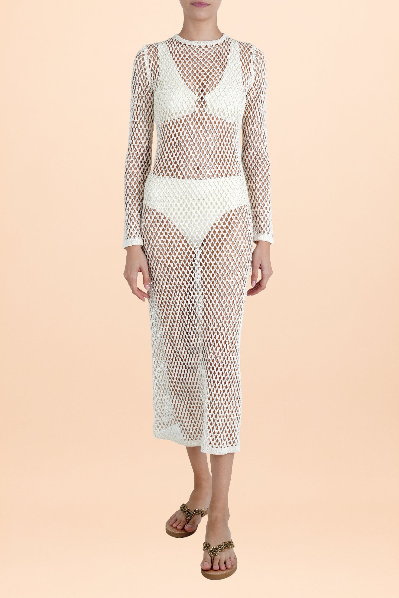 Caraiba Long Dress Off-White