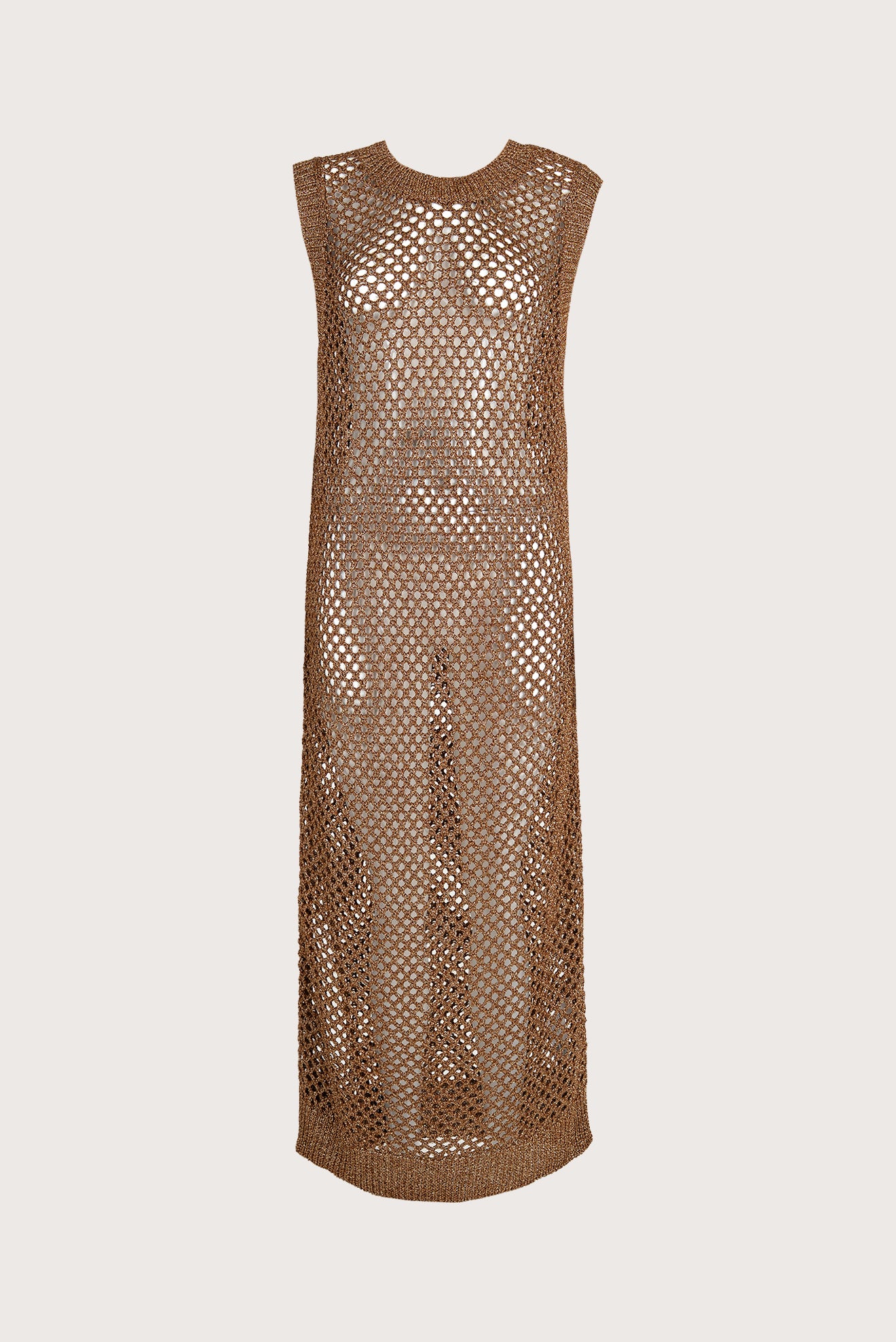 Light Brown Do Reis Openwork Long Dress