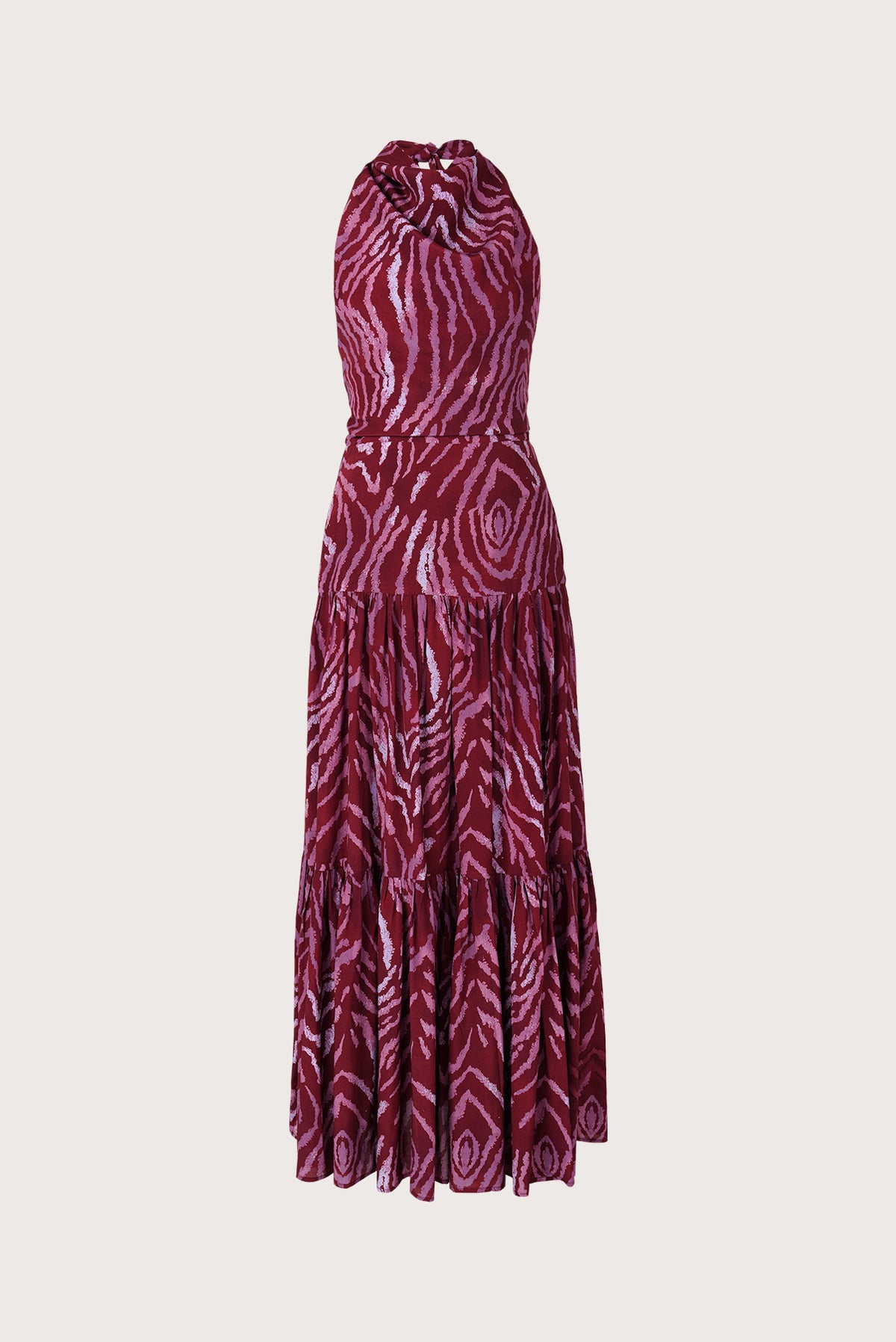 Zafira Long Halter Dress
