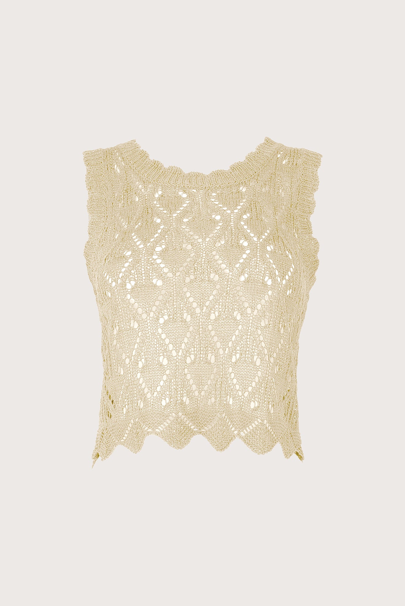 Caraiba Crochet Top Gold