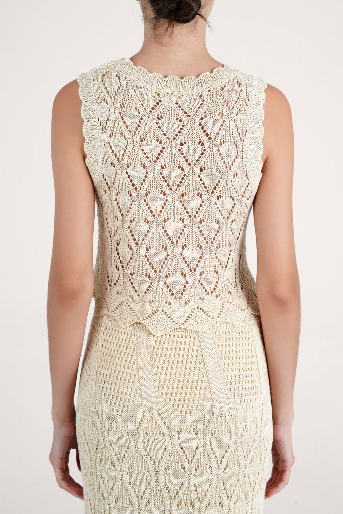 Caraiba Crochet Top Gold