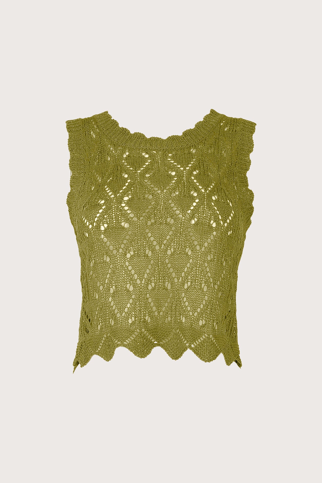 Caraiba Crochet Top Green