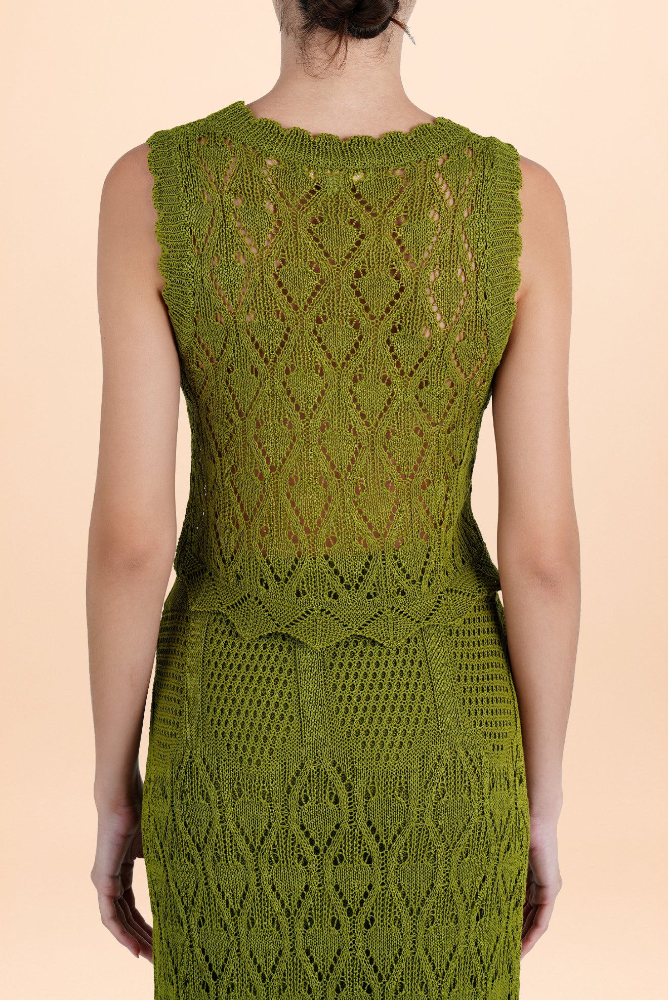 Top Crochet Caraiba Verde