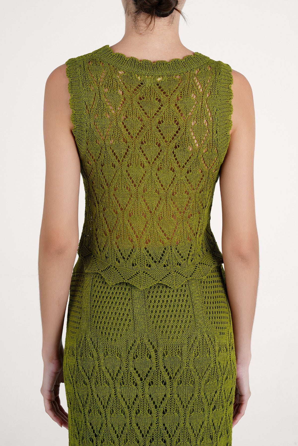 Caraiba Crochet Top Green