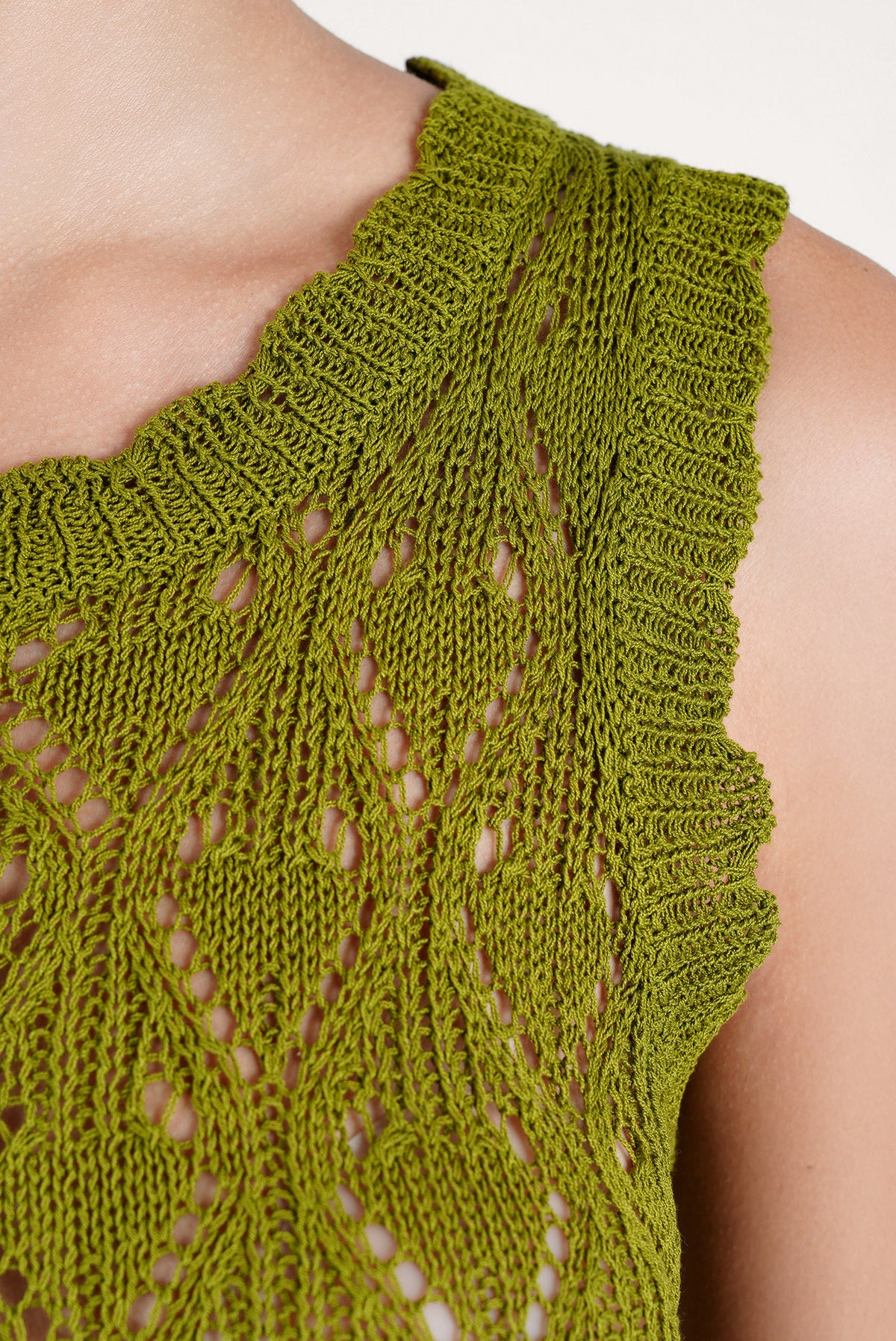 Caraiba Crochet Top Green