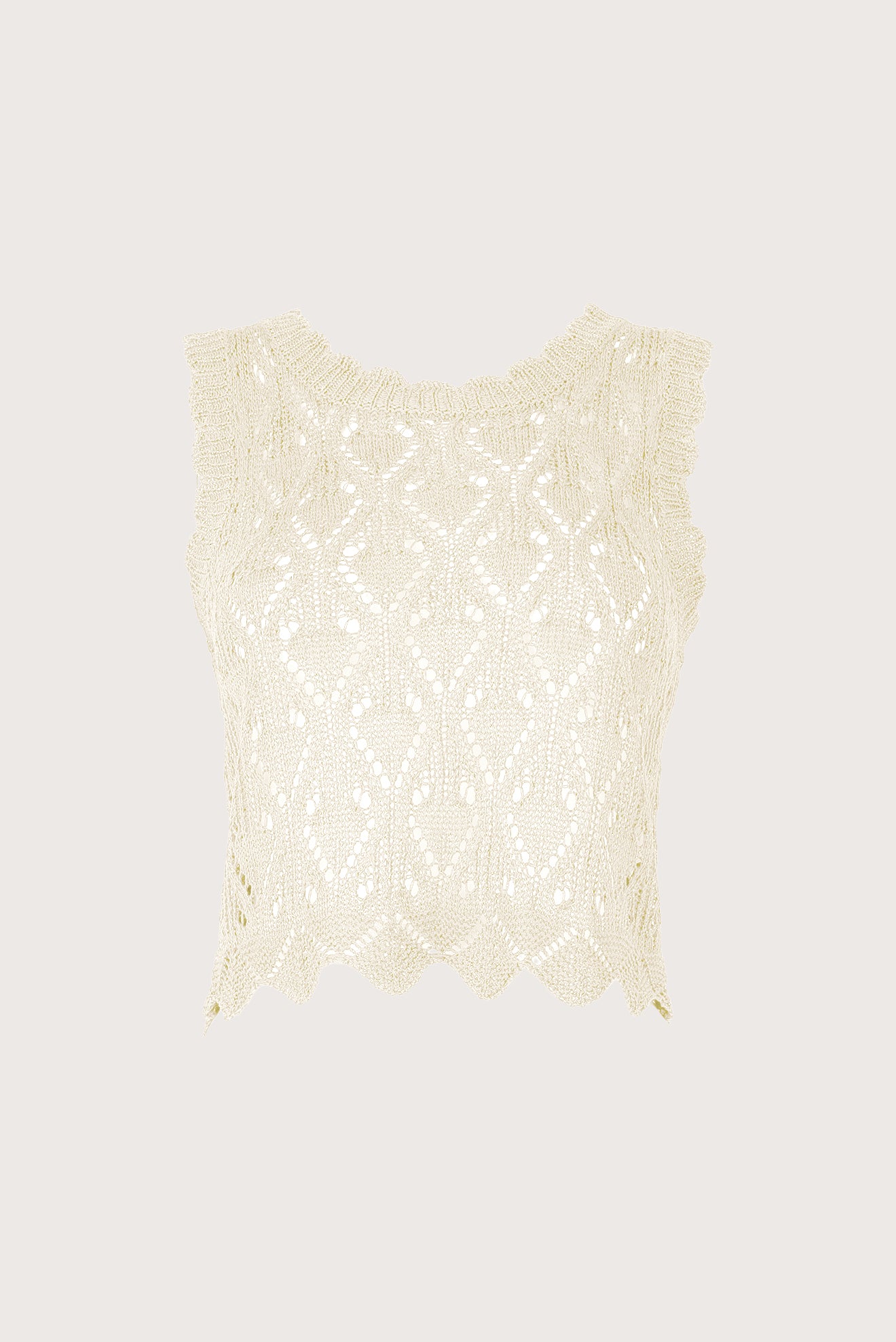 Caraiba Crochet Top Off-White