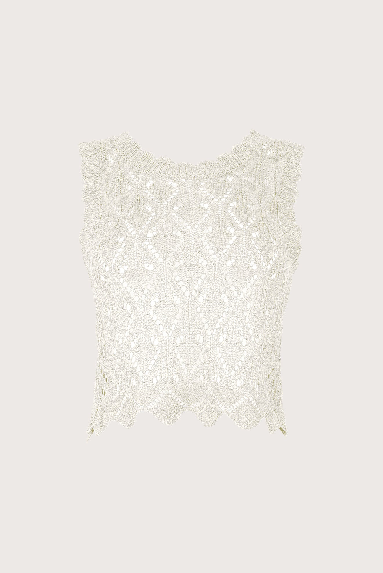 Top Crochet Caraiba Marfil