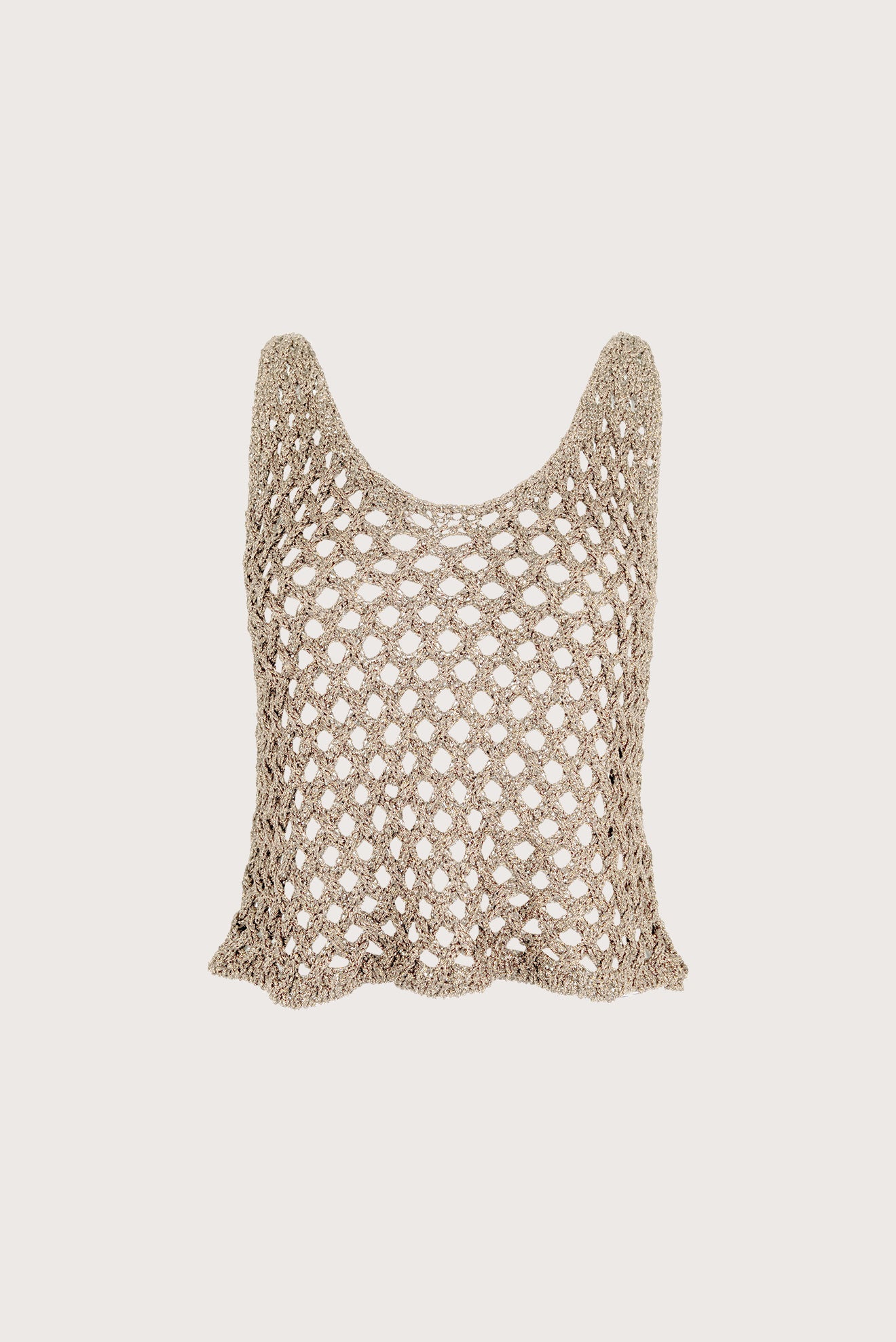 Blusa Top Calada Do Reis Beige