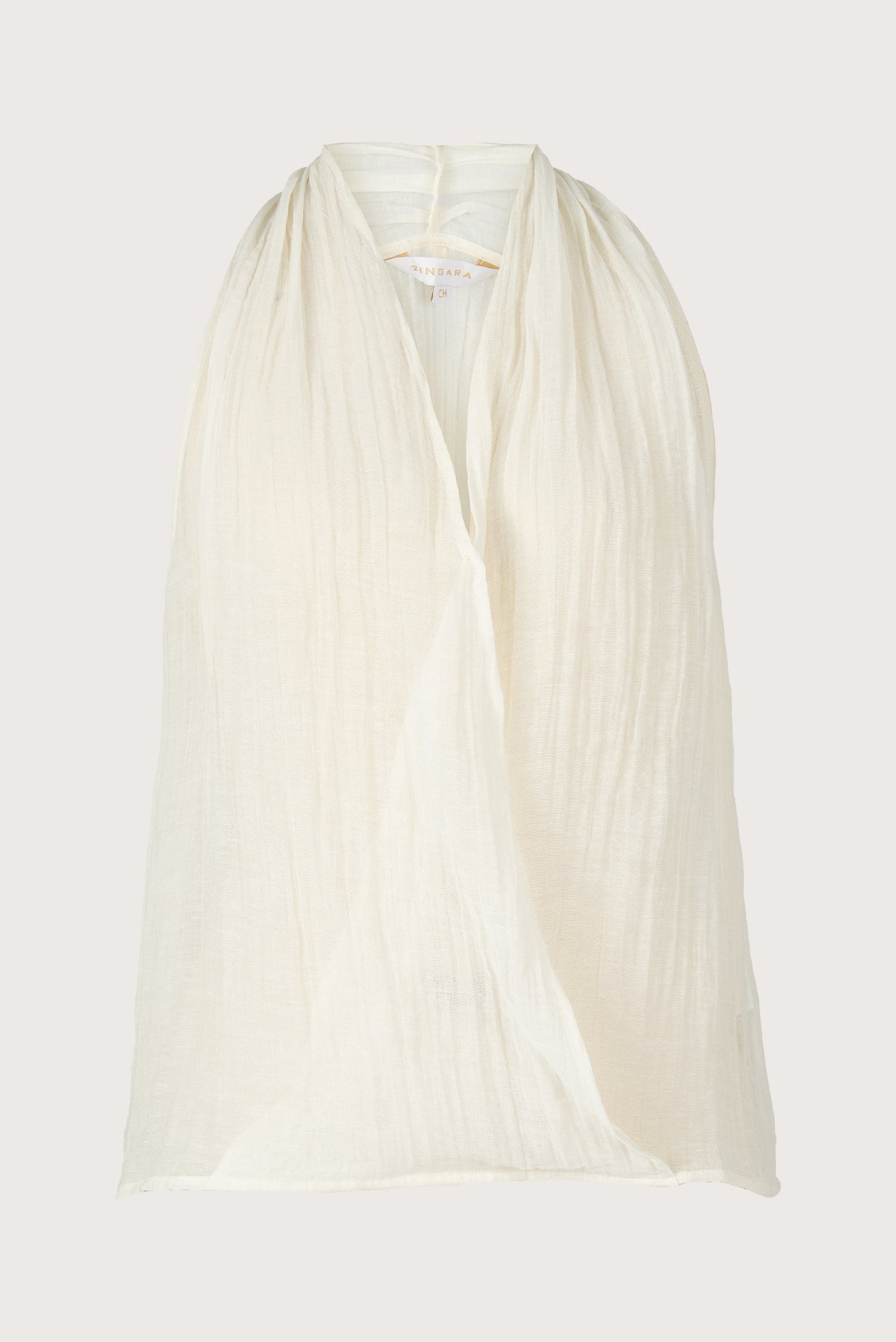 Overlaped Top Off-White