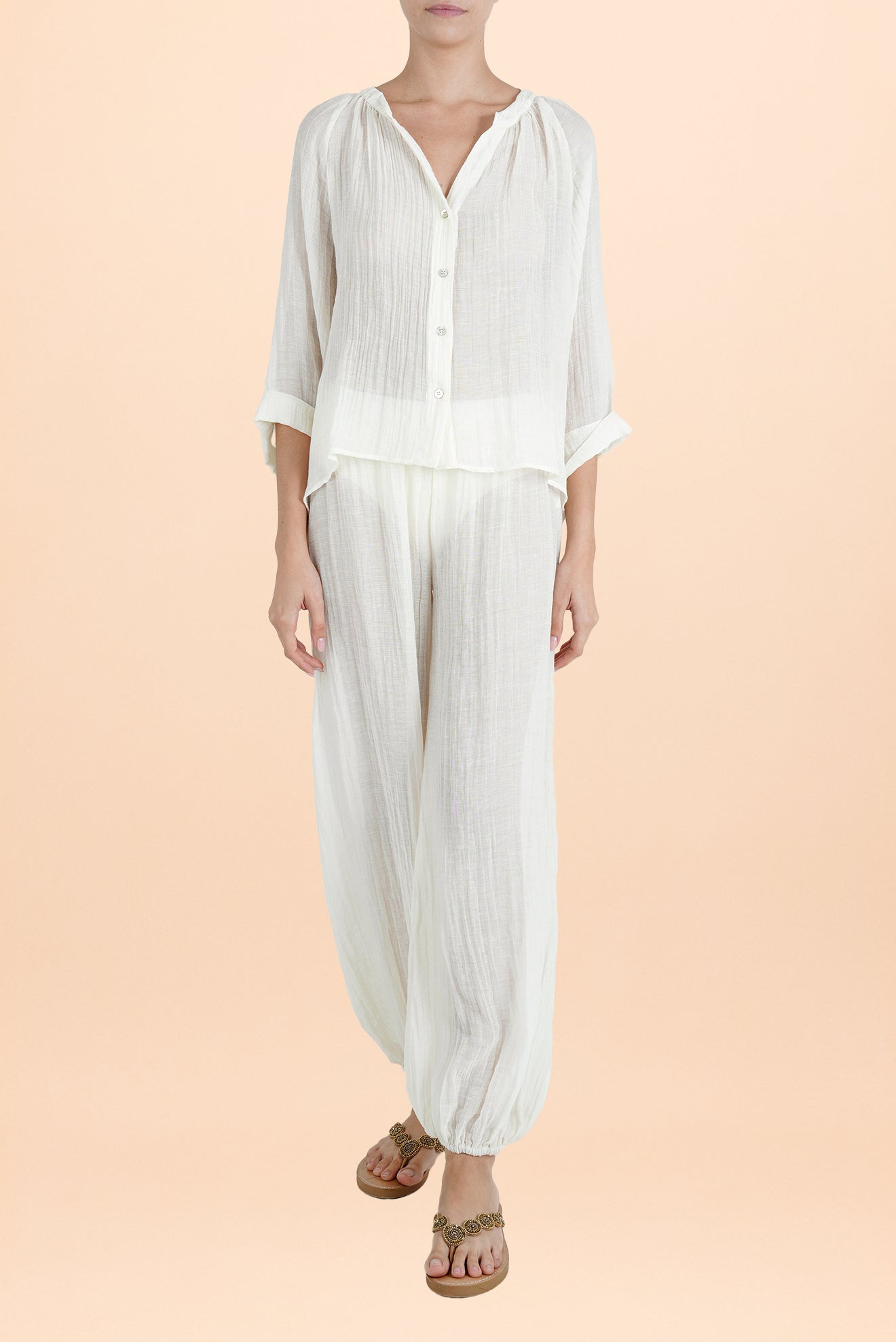 Long Sleeve Shirt Off-White