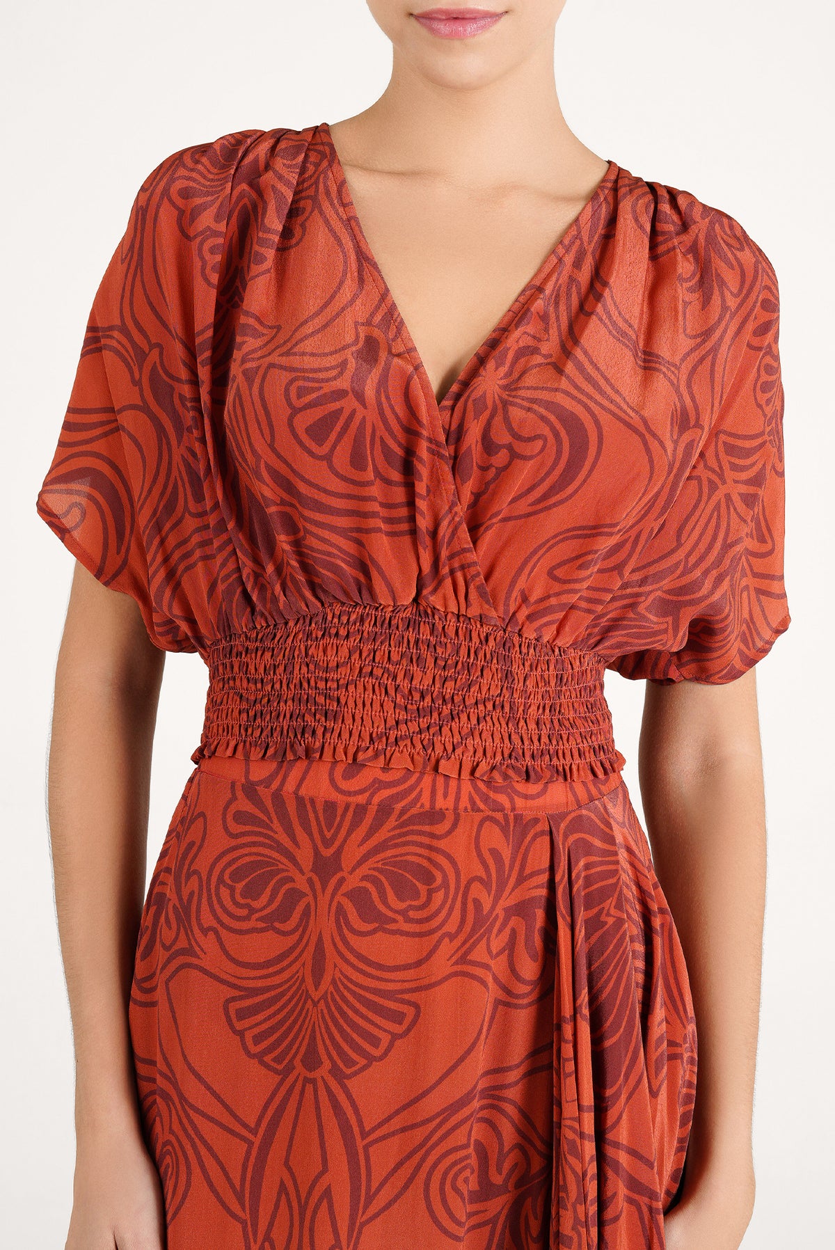 Amira Solid Top Blouse