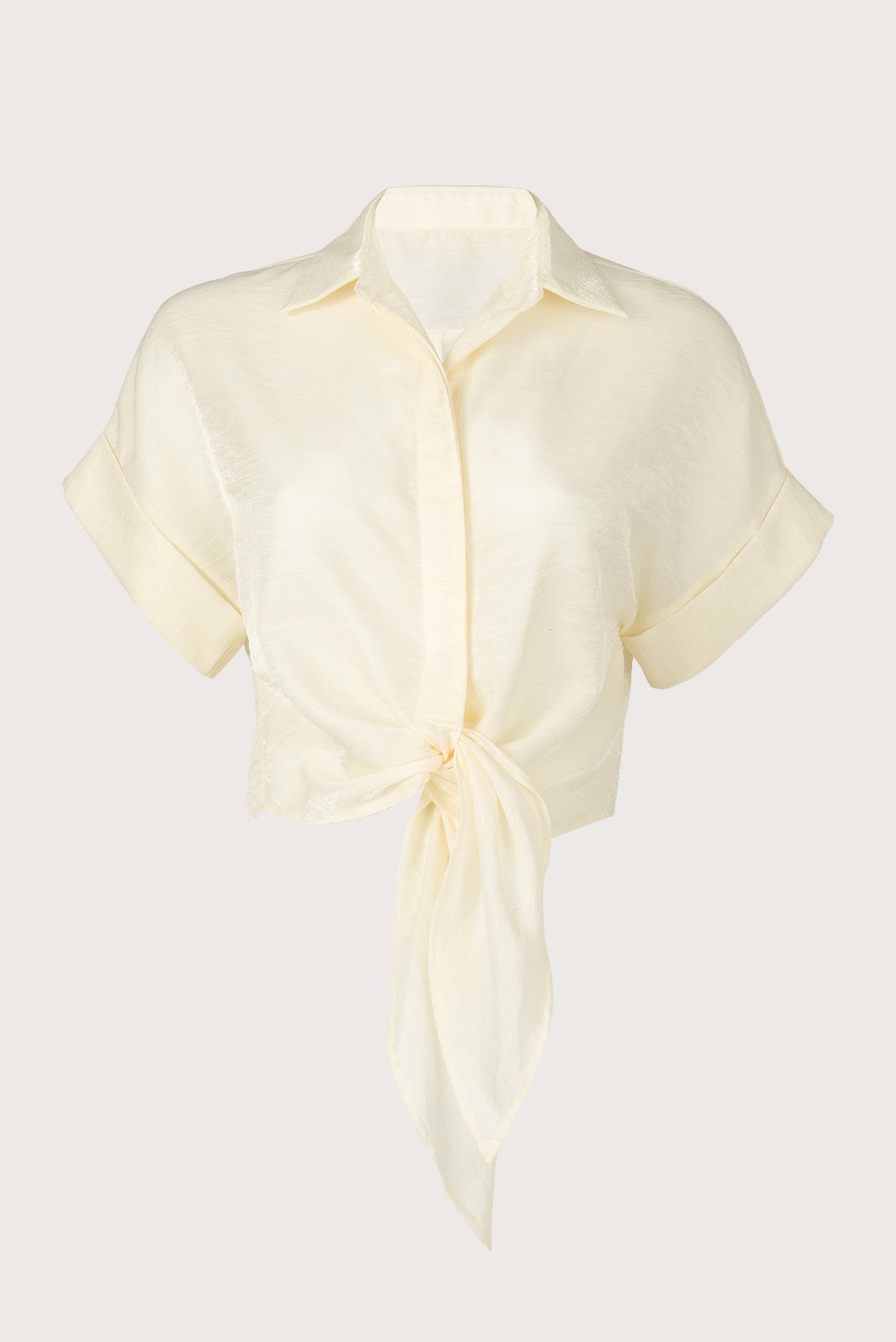 Ilhabella Crop Shirt Cream