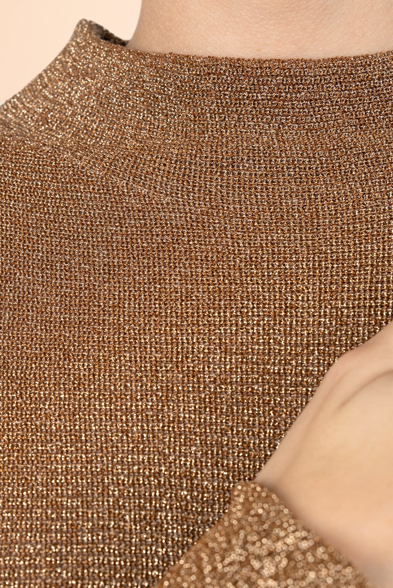 Gold Perla Bell Sweater