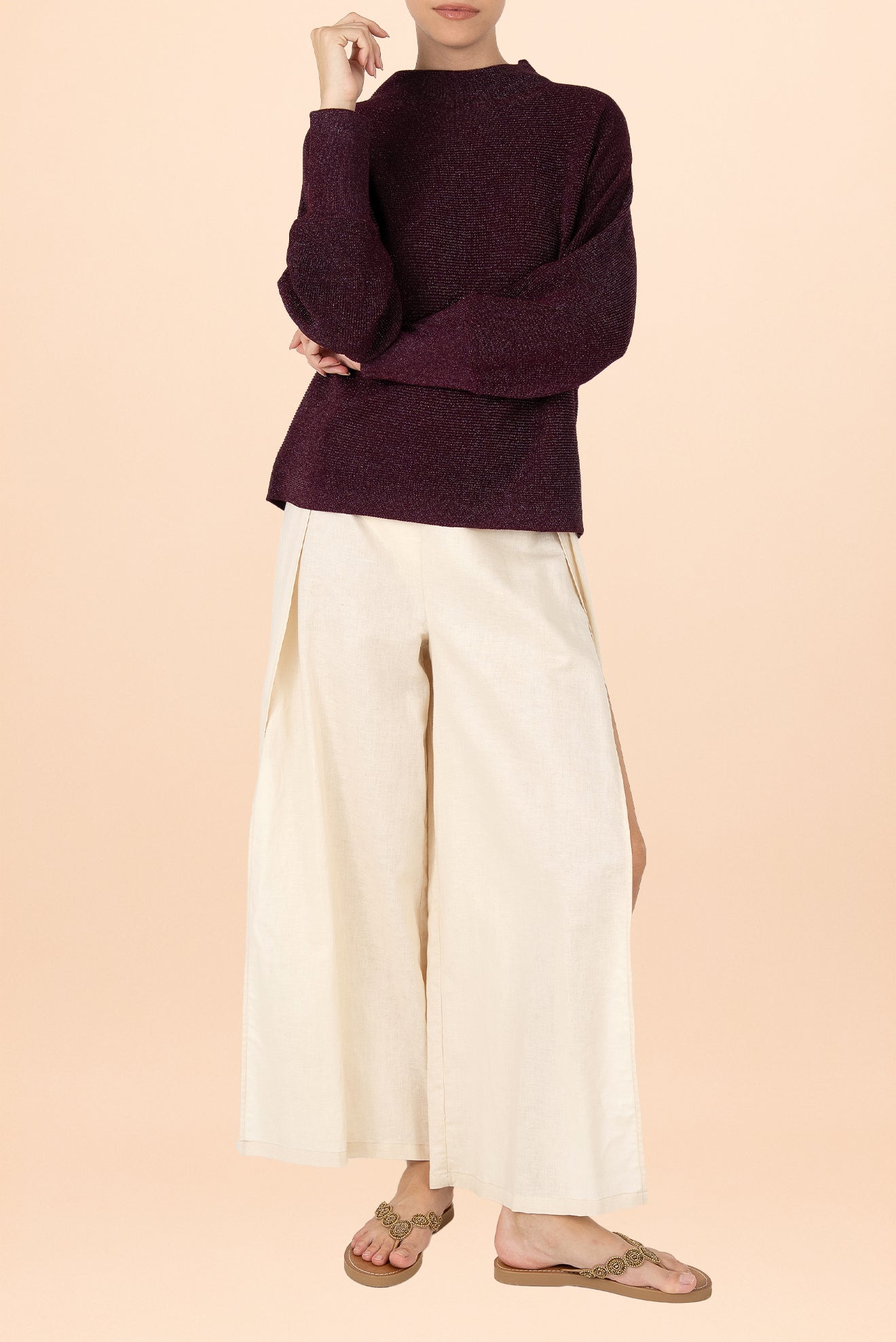 Suéter Perla Bell Púrpura