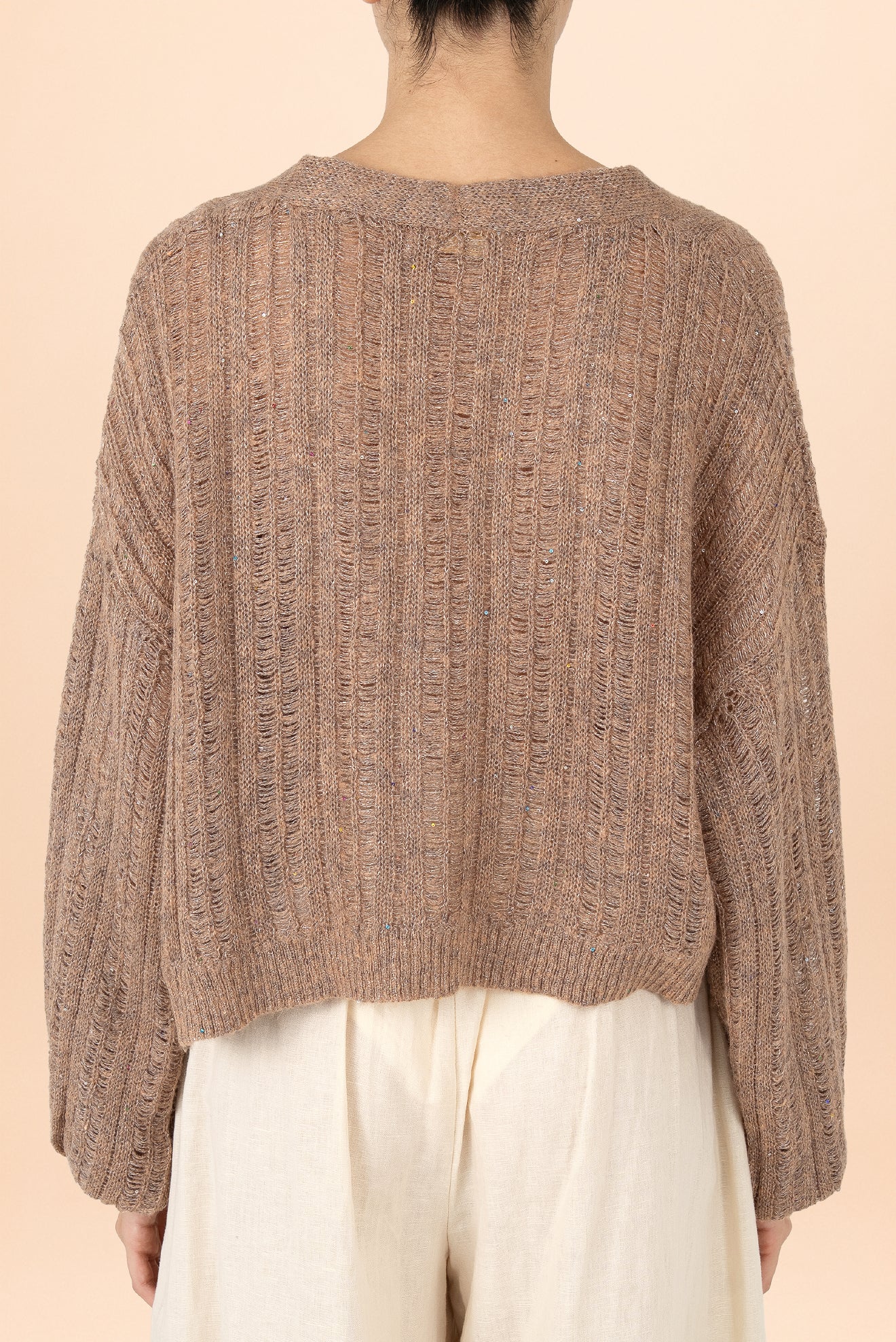 Cardigan Perla Mauve