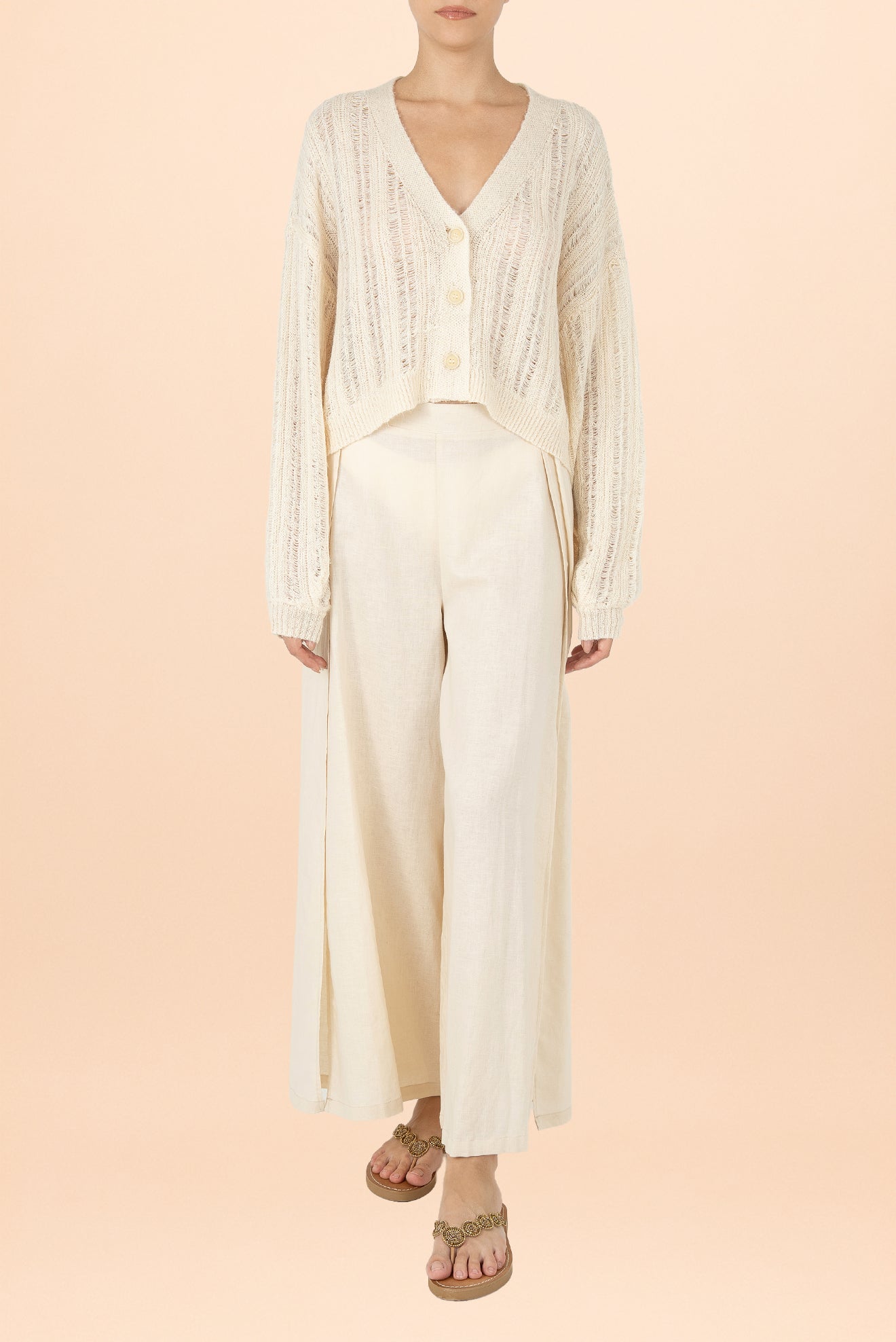 Cardigan Perla Marfil