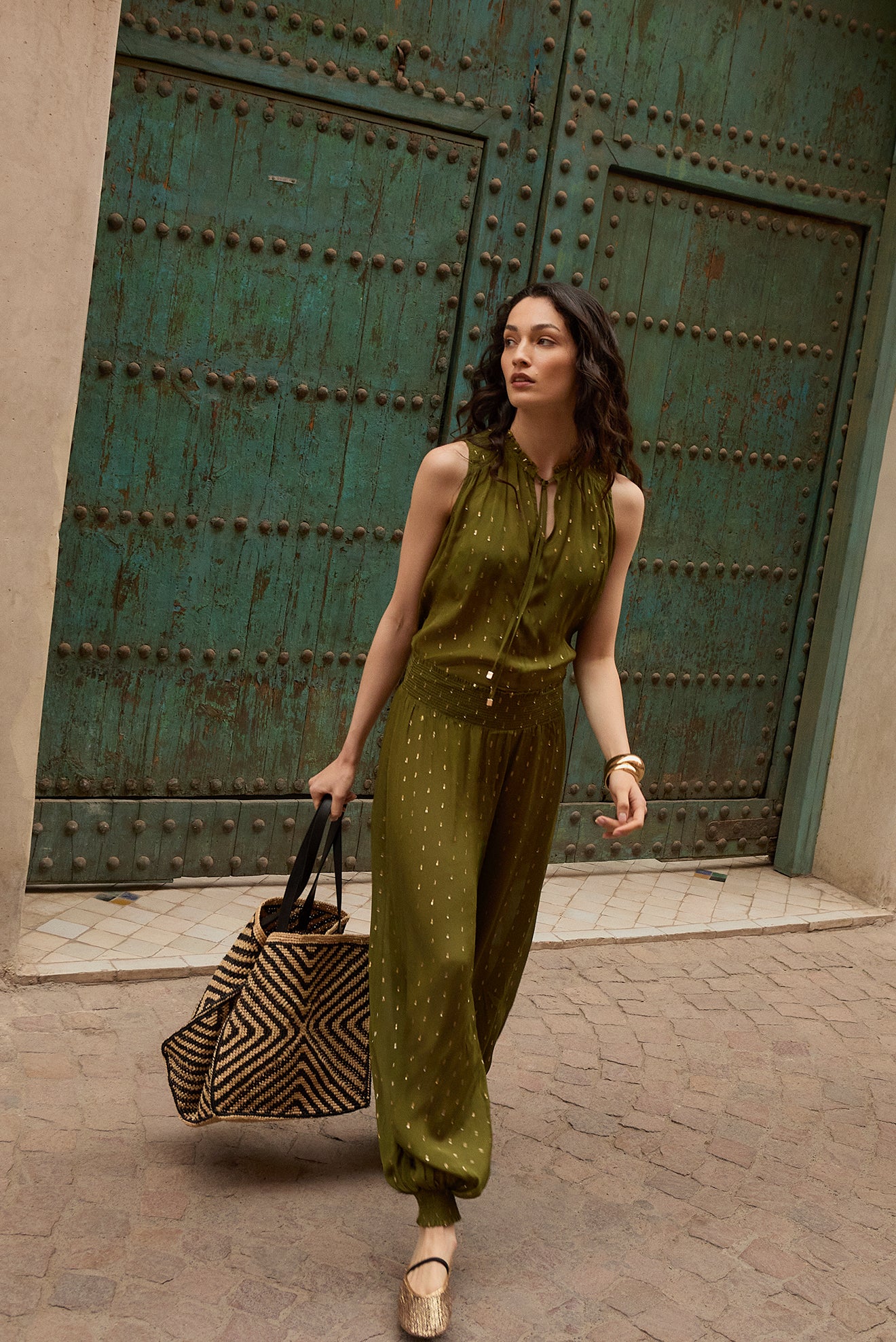 Pantalón Bombacho Sabia Verde