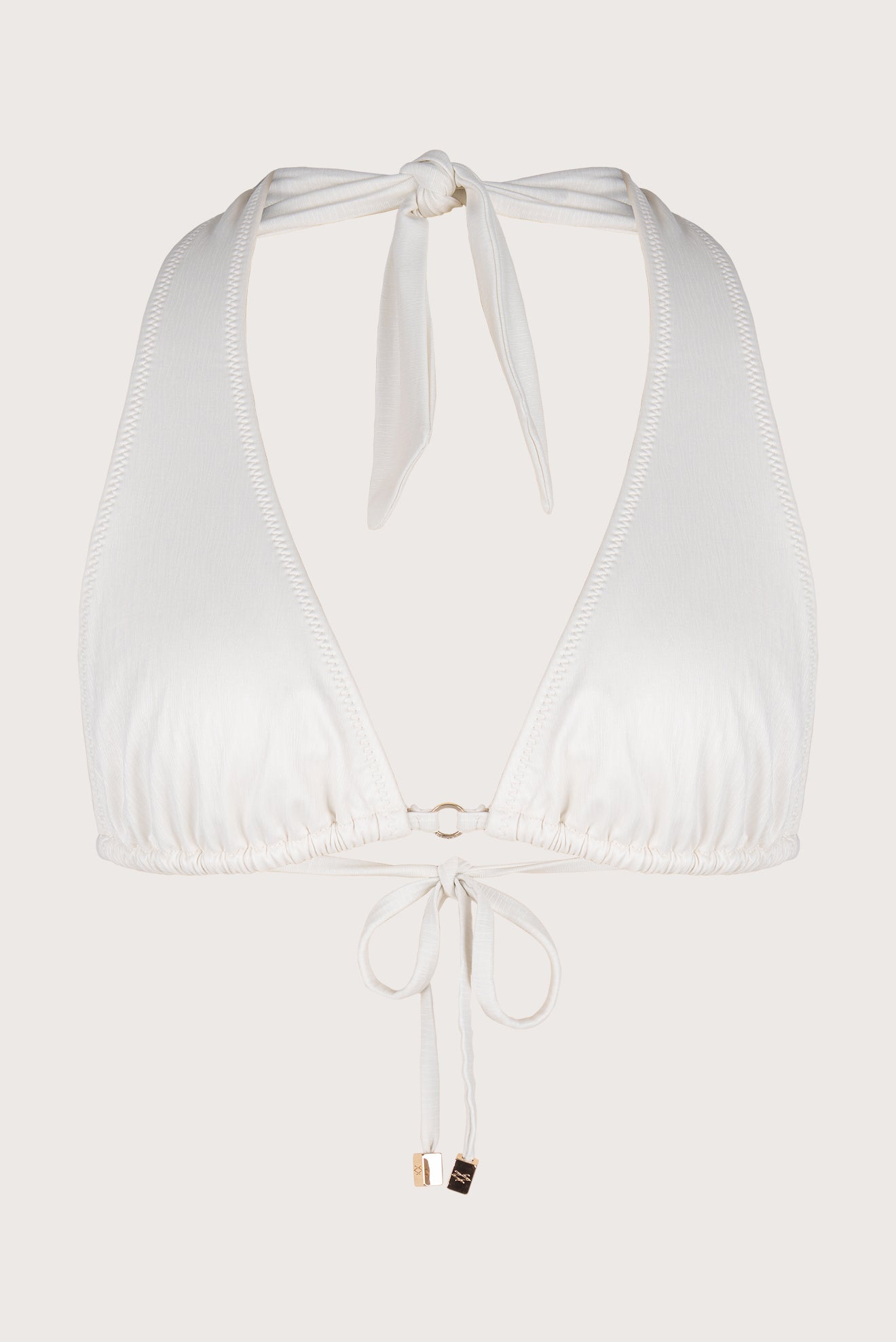 Top Triángulo Aro Novara Offwhite