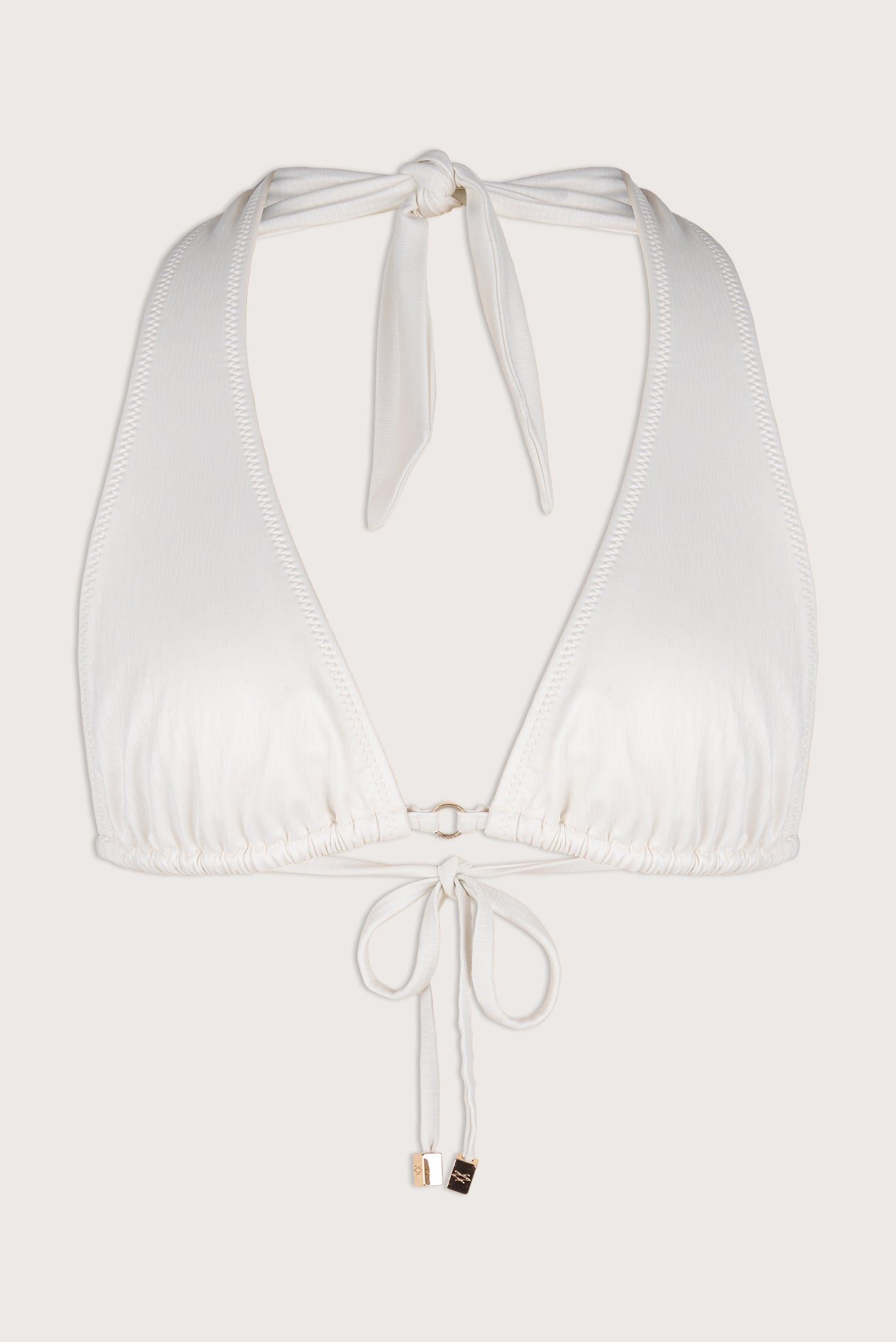 Top Triángulo Aro Novara Offwhite