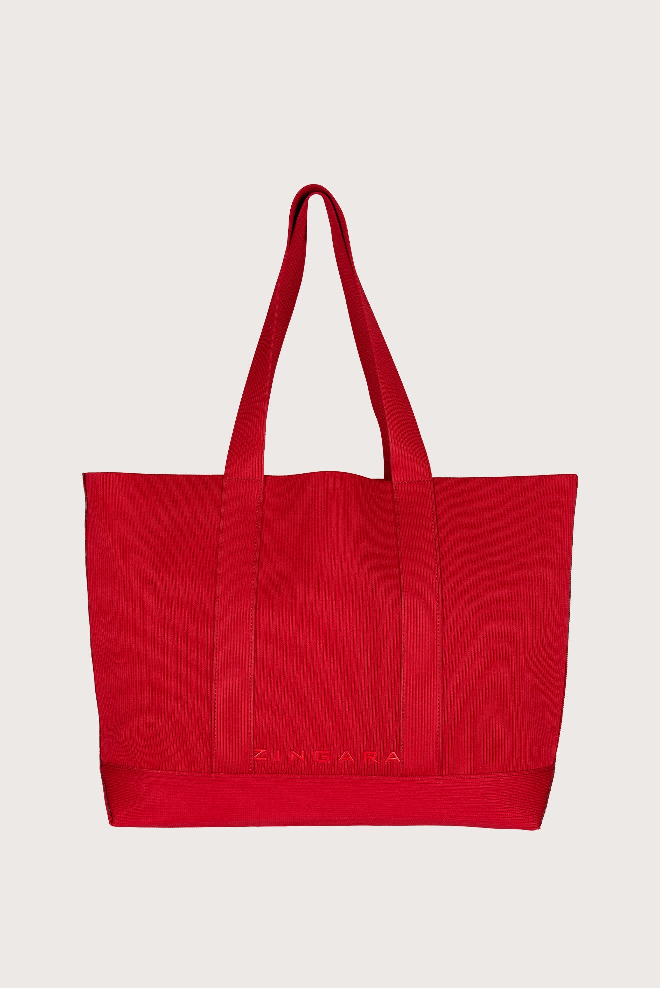 Large Red Satchel Bag