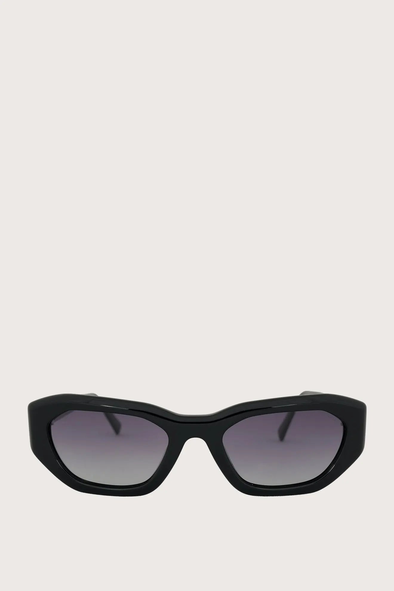 IRRESISTOR Stylish Black Geometric Sunglasses Womens Thick Eye Brow Metal Rim Mob Fashion Sunglasses  main image 3