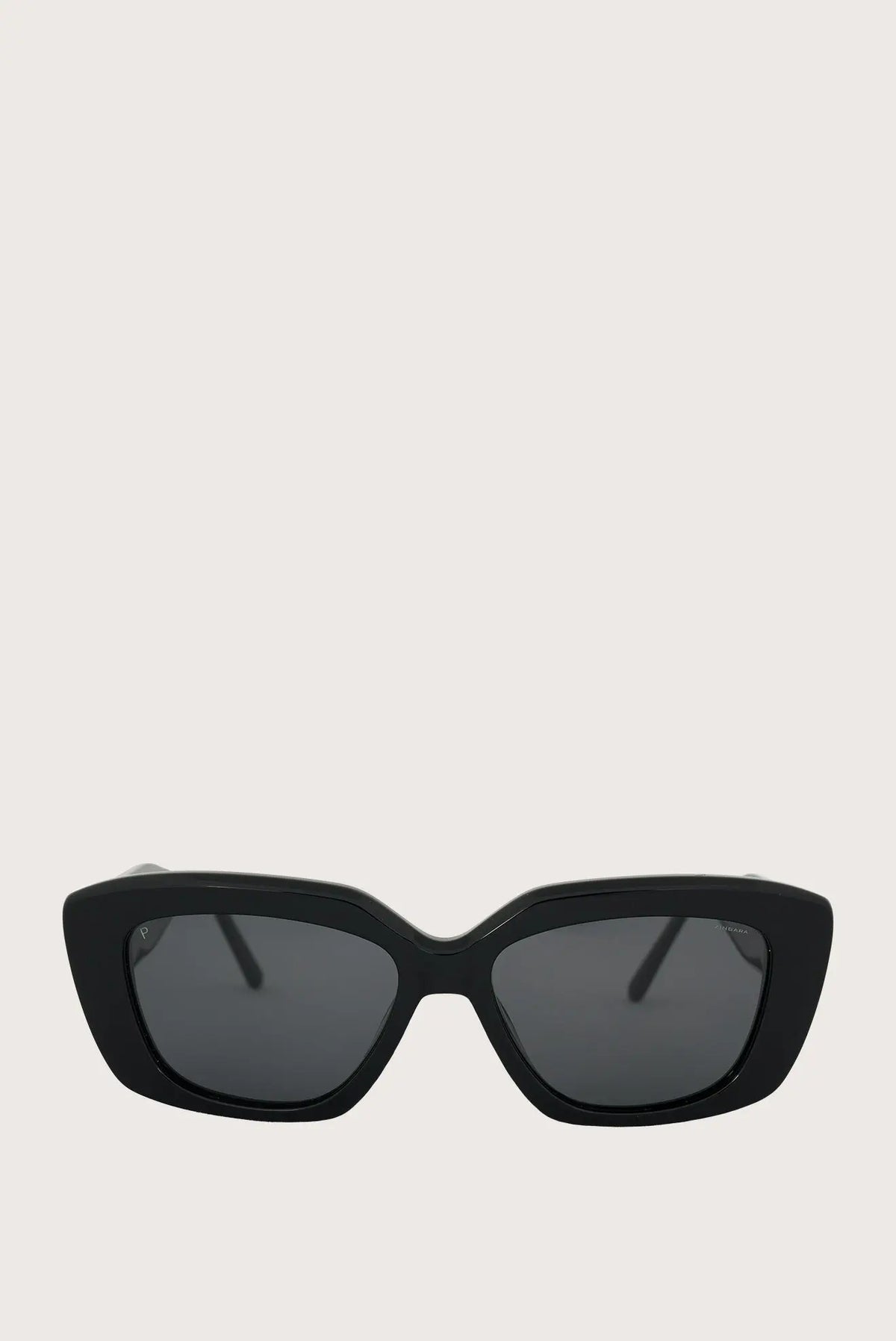 Black Geometric Sunglasses Geometric Sunglasses Gnomeshgh | UV400 Acetate Frame  main image 3