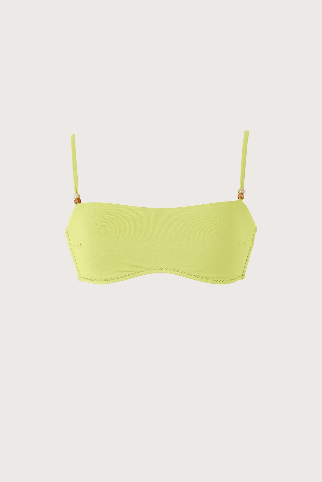Top Bandeau Coleta Detalles Lumi en verde lima