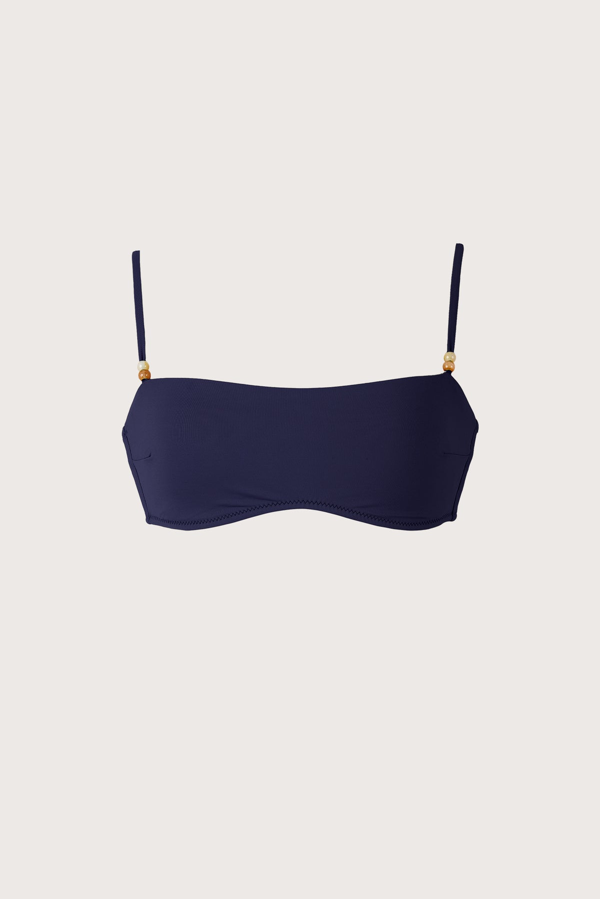 Top Bandeau Coleta Detalles Eclipse con estampado Do Reis Azul