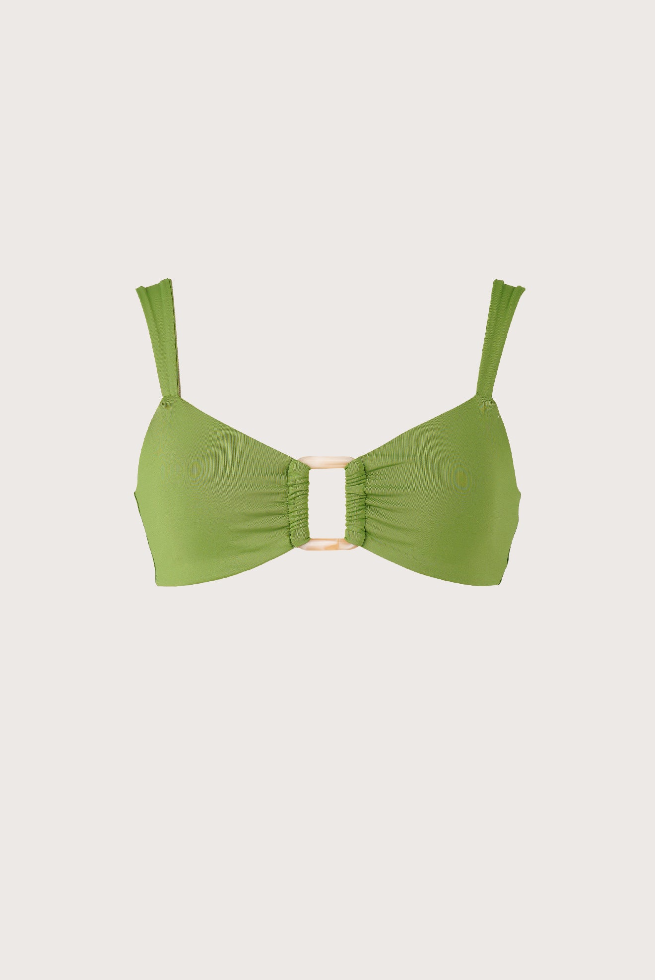 Top Bandeau Argolla Botánico en verde