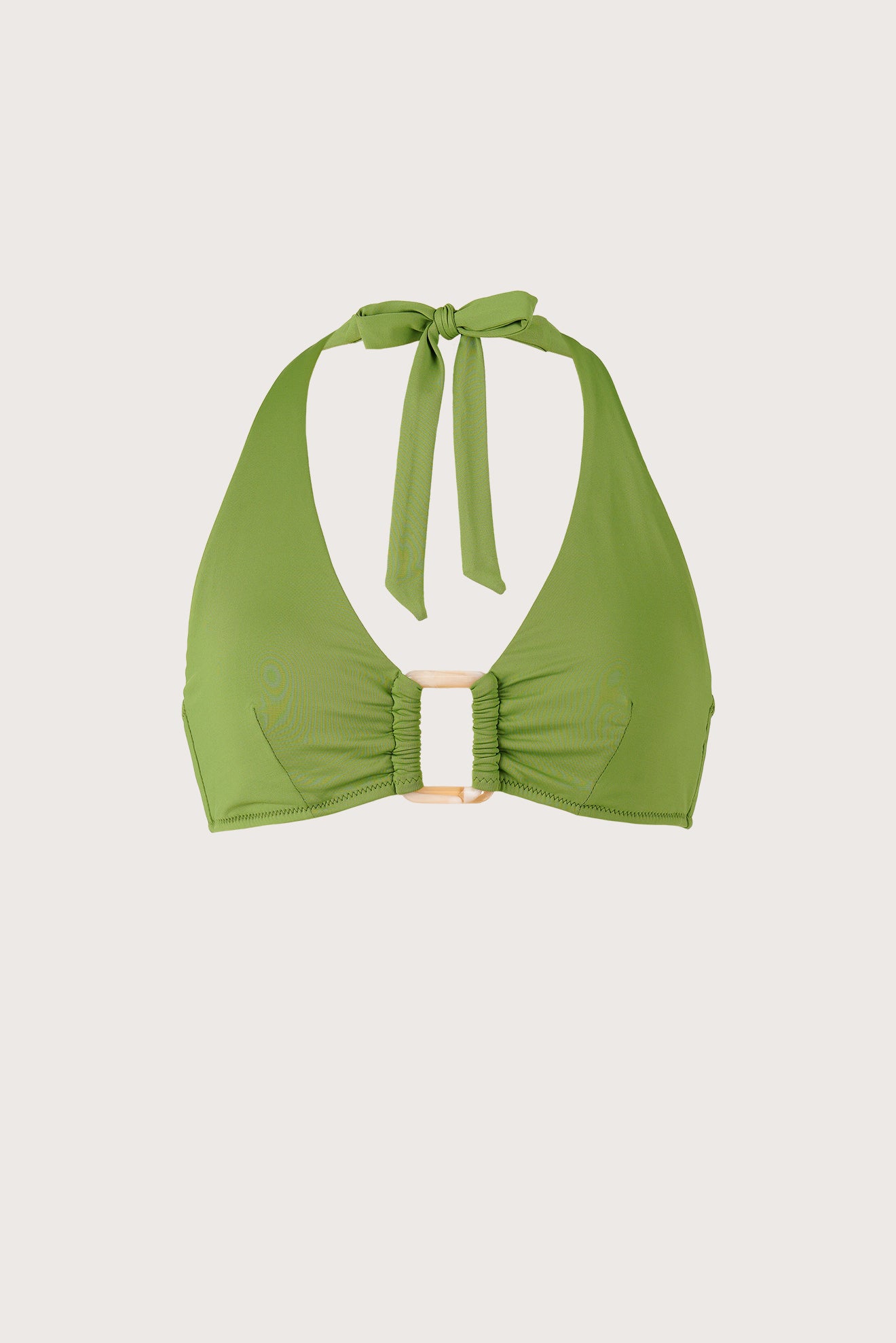 Top Halter Argolla Botánico en verde